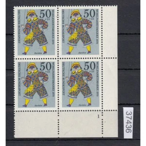 Lote 1970, Mich.-Nr.: 653 ** FN 1 Biselado 4 Piezas WFZ (Sellos Wohlfahrt) - Imagen 1 de 1