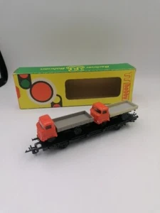 Train Electrique - Wagon Porte Camions - Art 4541 - Ech. 1/120 - Voie TT Vintage - Imagen 1 de 4