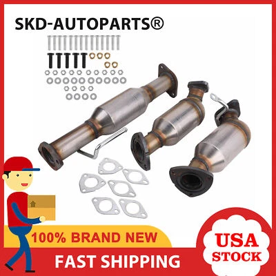 3 Set Catalytic Converter for 2007-2017 Chevrolet Traverse GMC Acadia 3.6L Foto 1 de 4