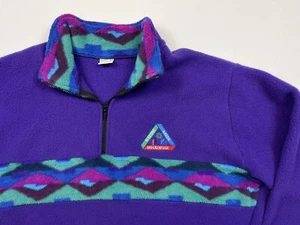 Vintage Summit Dog Fleece Jacket Sz XL Made In USA Keystone A-Basin Breckenridge - Picture 1 of 9