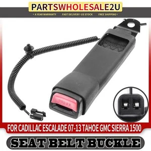 Front LH Seat Belt Buckle for Chevrolet Silverado 1500 Tahoe GMC Cadillac Black - Picture 1 of 8