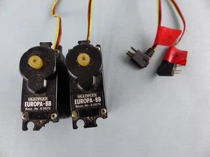 modélisme RC lot de 2 SERVO MULTIPLEX EUROPA-BB Best.nr 6 5070 - Imagen 1 de 2