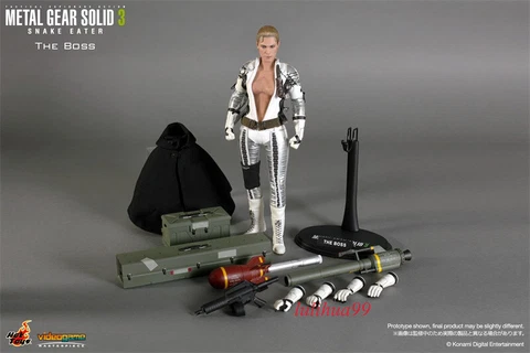 Hottoys VGM14 Metal Gear Solid 3 Snake Eater The Boss 1/6 Action Figure New Cover