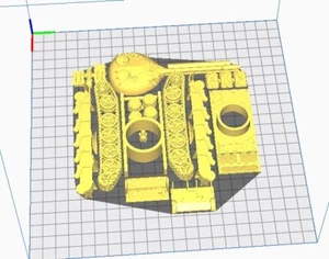 28mm/ 1:56th scale Bolt Action FDM Russian T54/55 - Foto 1 di 1