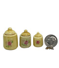 1:12 Vintage Ceramic Dollhouse Miniature Food Canisters