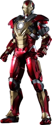 1:6 Hot Toys  Iron Man 3 Figura Movie Masterpiece Iron Man Mark 17 Heartbreaker - Imagen 1 de 4