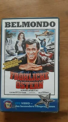 Fröhliche Ostern (Actionkomödie Jean-Paul Belmondo Sophie Marceau GER VHS 1985!) - Bild 1 von 4