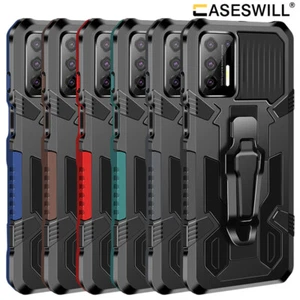 Funda con clip de cinturón a prueba de golpes para OnePlus Nord N300 N200 5G + protector de pantalla - Imagen 1 de 18