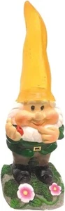 LED Garden Gnome Ornaments Solar Lights Statues Resin Gnomes Figurine - Picture 1 of 1