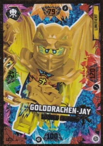 Lego Ninjago Serie 8 TCG Karte Nr. LE7 Golddrachen-Jay Limited Edition - Bild 1 von 1