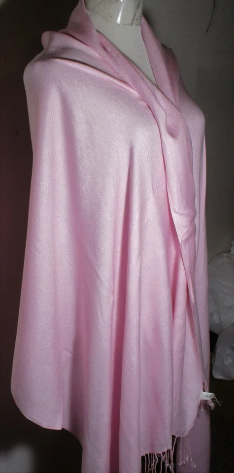 Pashmina BIJOUX TERNER Pink "Pseudo Pashmina" Scarf Wrap - Image 1 of 4