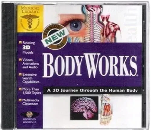 Body Works: A 3D Journey Through The Human Body windows 95 1997  - Mint - Image 1 of 1
