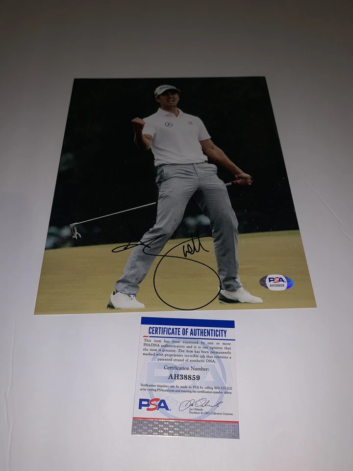 Adam Scott signed 8x10 photo PSA/DNA Autographed Golf - Image 1 of 1