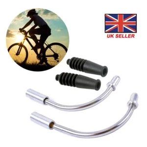 2 Sets MTB Mountain Bike V Brake Noodles Cable Guide Bend Tube Pipe Sleeves Prot - Picture 1 of 13