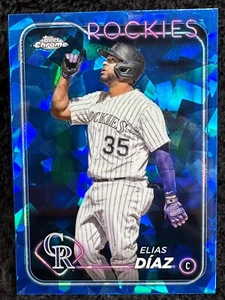 Elias Diaz - SAPPHIRE - 2024 Topps Chrome Sapphire - #161 Colorado Rockies - Picture 1 of 11