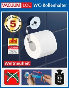 Soporte para rodillos de inodoro Vacuum Loc® HxBxT: 10,5 x 13 x 3,5 cm - Imagen 1 de 8