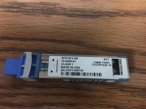 Conector LC doble CISCO SFP-OC3-SR 2 km 2,5 G 1310 nm SFP DOM MOD 10-2020-0 - Imagen 1 de 4