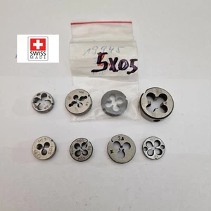 LOTTO MULTIDIMENSIONALE FUSTELLA MANUALE METRICA SVIZZERA set di fustelle a mano ingegnerizzate precise n.12 - Foto 1 di 9