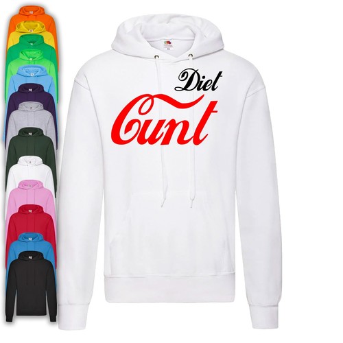 RHUDE Felpa con cappuccio Diet Cu*t Divertente Rude
