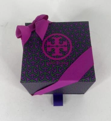 Tory Burch подарок ювелирных изделий коробка лента 100% подлинный из магазина 4 «x 4» x 3,5» новый - Изображение 1 из 4