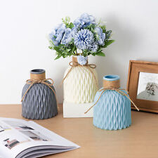 Flower Vase Nordic Style Desktop Decor Shatter-resistant Party Props Plastic
