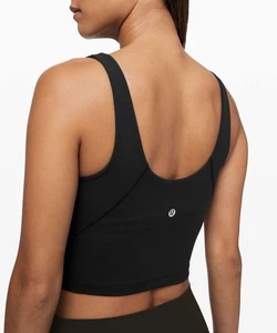 Lululemon Align Tanktop Größe 14 schwarz integrierter BH Yoga Pilates Laufen aktiv - Bild 1 von 10