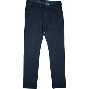 Scotch & Soda W32 L32 Jeans Hose Blau Gepunktet Herren Mott Chino Slim Stretch M - Picture 1 of 5