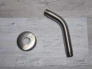 Hansgrohe 27411823 6" Shower Arm & Flange – Brushed Nickel - Picture 1 of 3