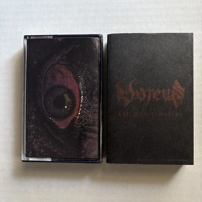 Voreus ‎– The Proclamation Cassette Sentient Ruin Laboratories Death Metal Doom - Image 1 of 3