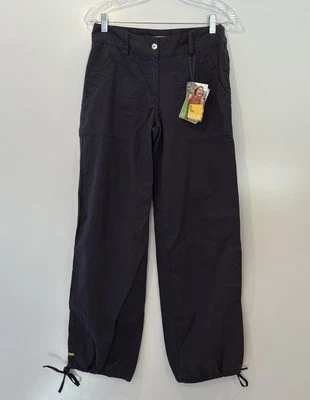 Pantalones de origami gris cáñamo algodón orgánico talla 4 (1129) Lole para mujer nuevos con etiquetas Foto 1 de 4