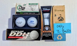 Neue (12) Golfbälle von Titleist Pro V1, Dunlop, versch. Dixon Box nur 2 Kugeln. - Bild 1 von 3