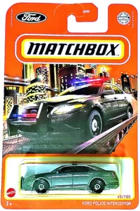 2021 Matchbox Metro 95/100 - Ford Police Interceptor - long card - Picture 1 of 1