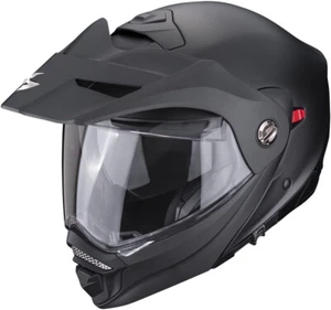 Modular Motorcycle Helmet Scorpion ADX-2 Matte Black Adventure M Openable - Picture 1 of 1