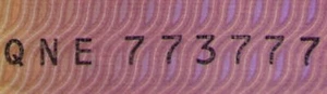 #773777 Australia Billete $5 FRASESER COLE Papel Moneda NÚMERO SÓLIDO 773777 - Imagen 1 de 3