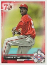 2017 Bowman Prospects Red 70th Anniversary #BP41 Franklyn Kilome Phillies