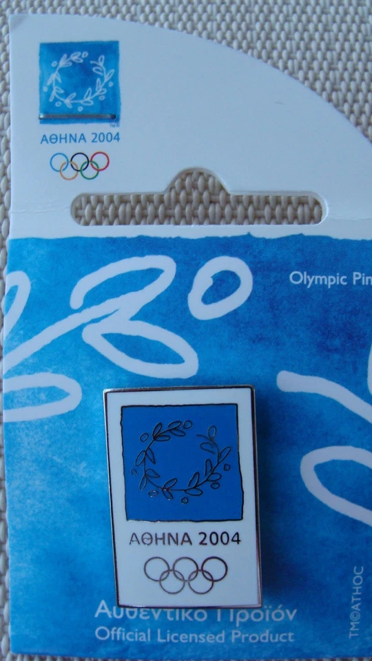 LOGO ΑΘΗΝΑ 2004 SILVER CIRCLES - ATHENS 2004 OLYMPIC GAMES PIN MADE BY TROFE - Image 1 of 1