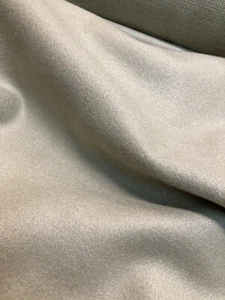 A High Class Gorgeous Wool Touch Mohair Stretch Jersey Fabric Light Stone Olive - Picture 1 of 9