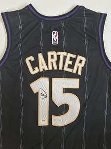 Vince Carter signed Autogramm Trikot Toronto Raptors Basketball HOF PSA/DNA - Bild 1 von 6