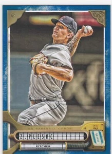 2022 Topps Gypsy Queen Indigo #21 Zach Plesac - Guardians 040/250 - Bild 1 von 2