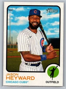 2022 Topps Heritage #332 Jason Heyward Chicago Cubs - Picture 1 of 2