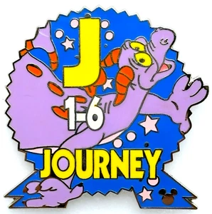 WALT DISNEY WORLD Trading Pin - FIGMENT DRAGON - J 1-6 JOURNEY Parking Lot Sign - Picture 1 of 2