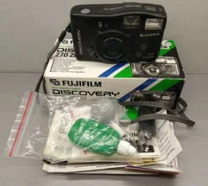 Cámara fotográfica compacta Fujifilm Discovery 270 zoom 35 mm con estuche - sin probar - Imagen 1 de 12