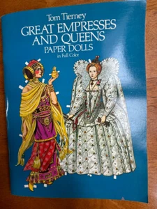 Great Empresses and Queens Vintage Paper Dolls, Tom Tierney - Perfect Condition - Imagen 1 de 6