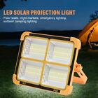 LED Solar Rechargeable Work Site Flood Light Lamp Mobile Camping Portable A T9W9