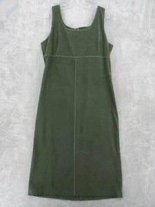 Vintage Talbots Dress 14 Sueded Fabric Midi Modest Western Minimalist Stretch - Picture 1 of 16