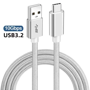 60W USB A to Type C Fast Charging Cable Data Sync Lead for iPhone 16 15 Samsung - Picture 1 of 12