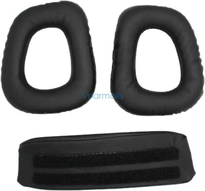 Replacement Earpads Headband Pad for Logitech G35, G930, G430, F450 Headphones