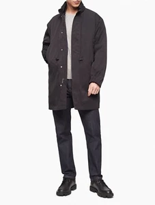 Calvin Klein Mens Solid 3-in-1 Parka Full Zip Hooded Jacket Black Choose Size - Picture 1 of 12
