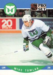 Mike Tomlak 1990 Pro Set #452 Hartford Whalers