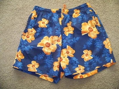 Bañador Nautica Pantalones Cortos Boardshorts Para Hombre Mediano Hawaiano/Tropical Limpio NIce Foto 1 de 4